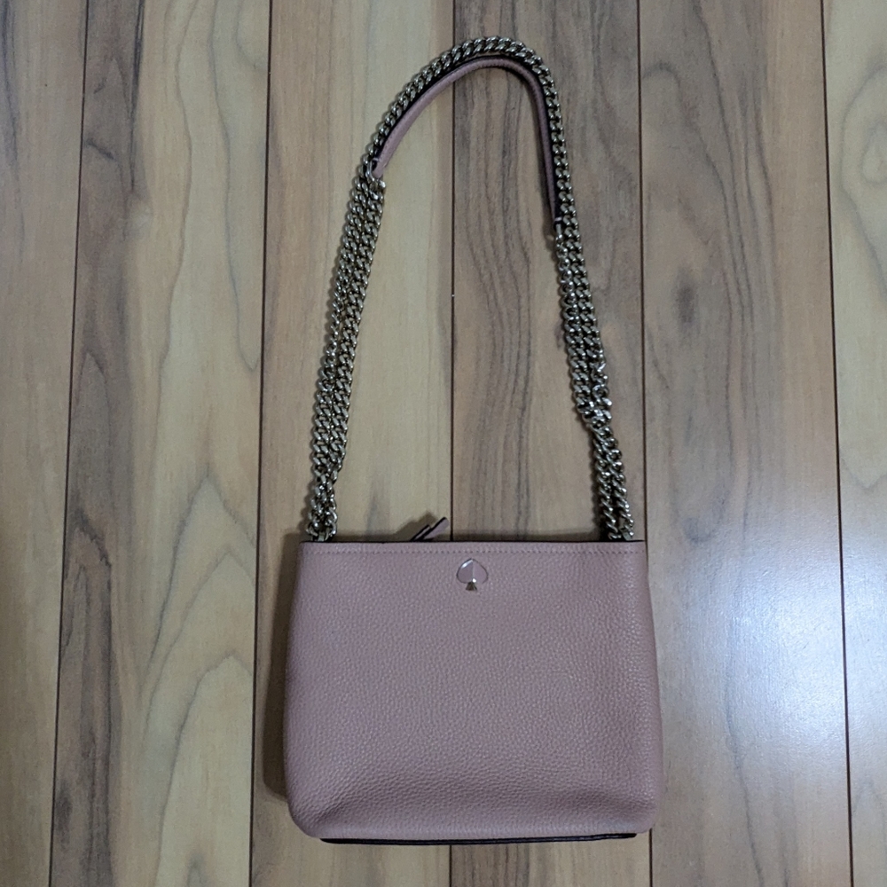 GUC! Kate Spade New York Polly Medium Convertible Crossbody Bag In Beige/ Pink